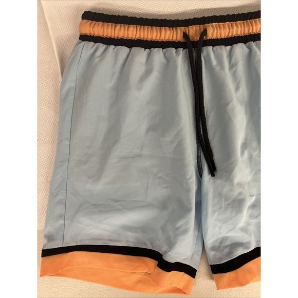 mens Heets colorblock blue orange black sz small s mens basketball - Picture 2 of 6